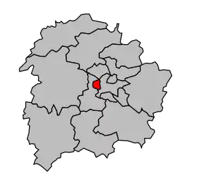 Cantonul Poitiers-6 în cadrul arondismentului