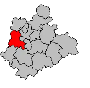 Cantonul Aixe-sur-Vienne în cadrul arondismentului