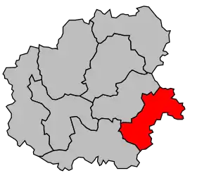 Cantonul Bessines-sur-Gartempe în cadrul arondismentului