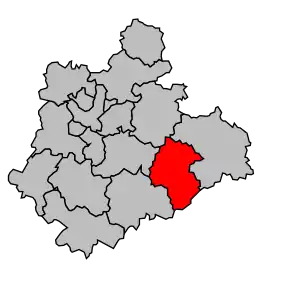 Cantonul Châteauneuf-la-Forêt în cadrul arondismentului