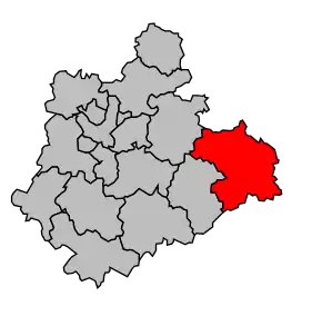 Cantonul Eymoutiers în cadrul arondismentului