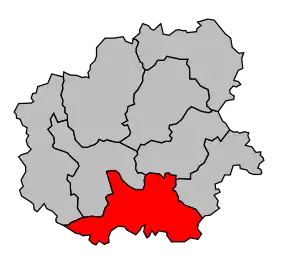 Cantonul Nantiat în cadrul arondismentului