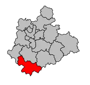 Cantonul Saint-Yrieix-la-Perche în cadrul arondismentului