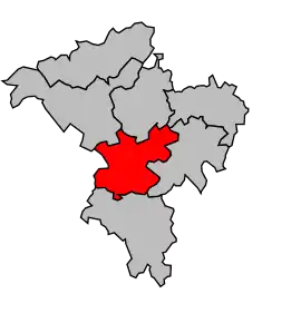 Cantonul Bulgnéville în cadrul arondismentului