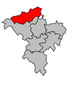 Cantonul Coussey în cadrul arondismentului