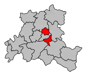 Cantonul Épinal-Est în cadrul arondismentului