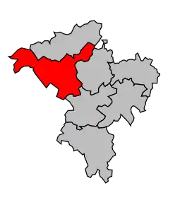 Cantonul Neufchâteau în cadrul arondismentului