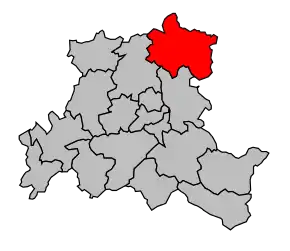 Cantonul Rambervillers în cadrul arondismentului