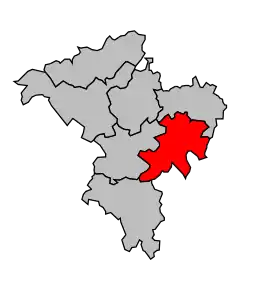 Cantonul Vittel în cadrul arondismentului