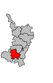 Cantonul Avallon în cadrul arondismentului