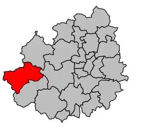 Cantonul Bléneau în cadrul arondismentului