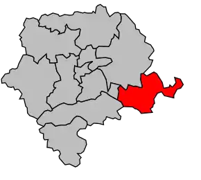 Cantonul Cerisiers în cadrul arondismentului