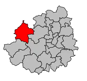 Cantonul Charny în cadrul arondismentului