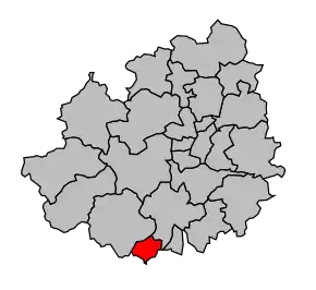 Cantonul Coulanges-sur-Yonne în cadrul arondismentului