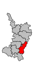 Cantonul Guillon în cadrul arondismentului