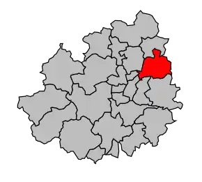 Cantonul Ligny-le-Châtel în cadrul arondismentului