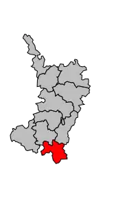 Cantonul Quarré-les-Tombes în cadrul arondismentului