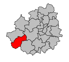 Cantonul Saint-Fargeau în cadrul arondismentului