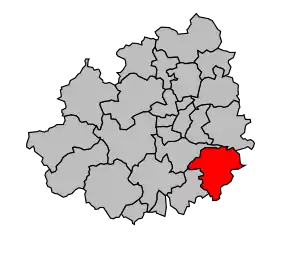 Cantonul Vermenton în cadrul arondismentului