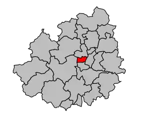 Cantonul Auxerre-Sud-Ouest în cadrul arondismentului