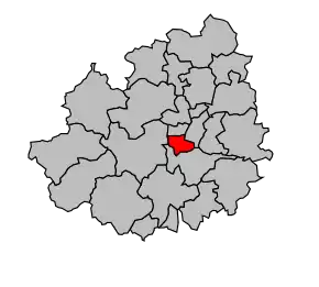 Cantonul Auxerre-Sud în cadrul arondismentului