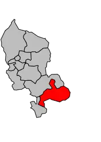 Cantonul Delle în cadrul arondismentului