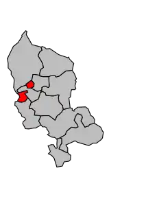 Cantonul Valdoie în cadrul arondismentului