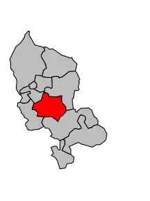 Cantonul Danjoutin în cadrul arondismentului