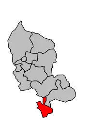 Cantonul Beaucourt în cadrul arondismentului