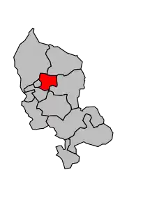 Cantonul Offemont în cadrul arondismentului