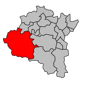 Cantonul Limours în cadrul arondismentului