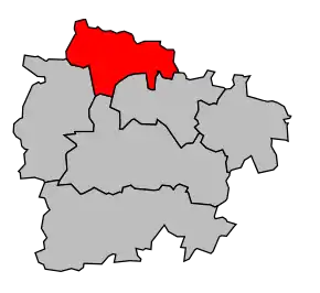 Cantonul Saint-Chéron în cadrul arondismentului