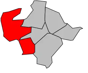 Cantonul Chaville în cadrul arondismentului