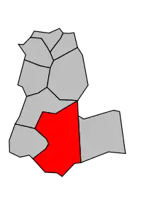 Cantonul Chevilly-Larue în cadrul arondismentului