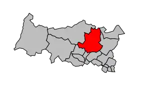 Cantonul La Vallée-du-Sausseron în cadrul arondismentului