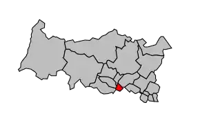 Cantonul Cergy-Sud în cadrul arondismentului