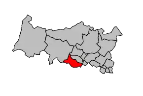 Cantonul L'Hautil în cadrul arondismentului