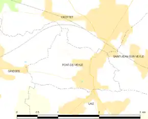 Poziția localității Pont-de-Veyle