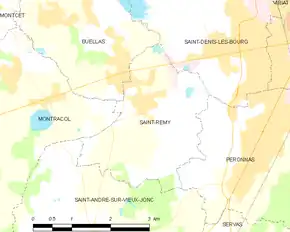 Poziția localității Saint-Rémy