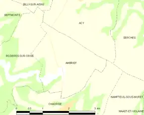 Poziția localității Ambrief