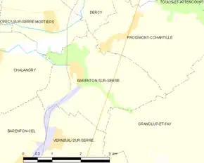 Poziția localității Barenton-sur-Serre