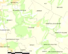 Poziția localității Chacrise