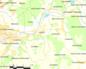 Poziția localității Fossoy