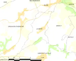 Poziția localității La Hérie