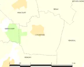 Poziția localității Ly-Fontaine