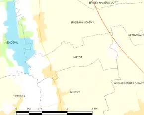 Poziția localității Mayot