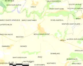 Poziția localității Neuilly-Saint-Front