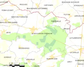 Poziția localității Le Nouvion-en-Thiérache