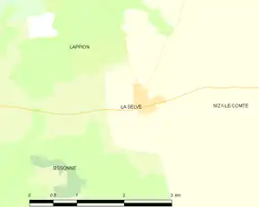 Poziția localității La Selve