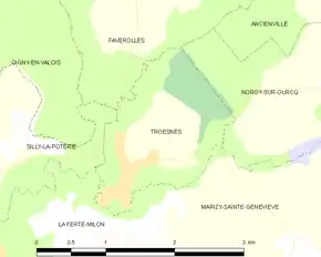 Poziția localității Troësnes